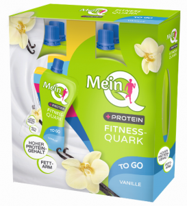 MyQ +PROTEIN Fitness Quark Fruit to go Pouch (Vanilla)