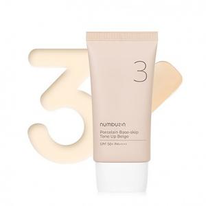 [Numbuzin] No.3 Porcelain Base-Skip Tone Up Beige 50ml