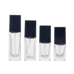 glass skincare cosmetic lotion pump bottle serum bottle foundation bottle toner bottle