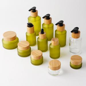glass skincare cosmetic bottle and jar set packaging manufacturer