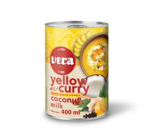 Coconut milk with curry yellow 400 ml VERA