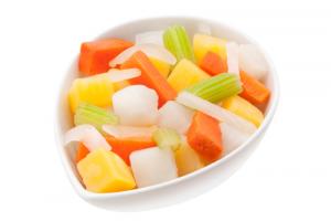 Frozen vegetable mixes