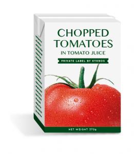 CHOPPED TOMATOES IN TOMATO JUICE in combibloc paper pack of 200ml up to 1000ml