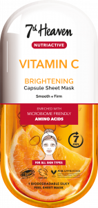 NutriActive Vitamin C Brightening Serum Capsule Sheet Mask