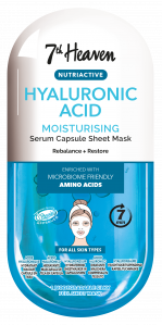 NutriActive Hyaluronic Acid Moisturising Serum Capsule Sheet Mask