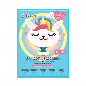 7th Heaven Llamarcorn UK made sheet mask