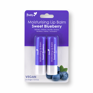 Pretty Moisturising Lip Balm – Sweet Blueberry