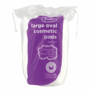 Pretty Large Oval Cosmetic Pads - 50
