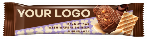 PEANUT BAR in MILK CHOCOLATE with wafers