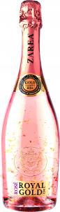 ZAREA ROYAL GOLD ROSE 23K - sparkling wine with edible goldflakes