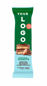 MUSELI BAR with COCOA & PEANUTS in DARK CHOCOLATE