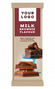 MILK BROWNIE chocolate with BROWNIE filling