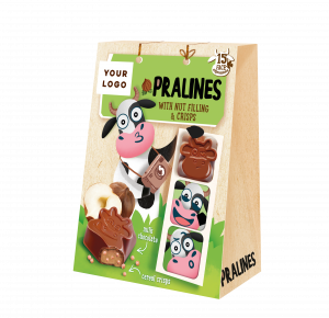 PRALINES with NUT fiiling & crisps