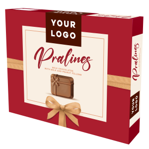 Filled MILK Chocolate PRALINES with MILK & PEANUTS filling with the highest quality cocoa from Ghana. Ideal gift for every  occassion, as well as daily pleasure. Great way to express your feelings with something original and really special