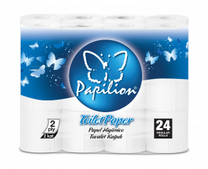 Papilion Toilet Paper 3ply 24 Rolls