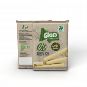 GUSTO ORGANIC CORN STICKS WITH SPELT - NATURLAND 60G