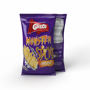 GUSTO MONSTER STICKS WITH CHEESE 80G