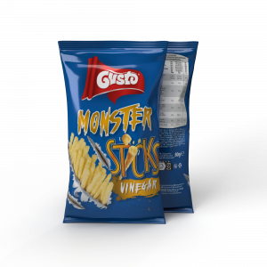 GUSTO MONSTER STICKS WITH VINEGAR 80G