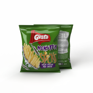 GUSTO MONSTER STICKS WITH SOUR CREAM AND ONION 30G