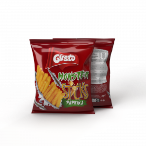GUSTO MONSTER STICKS WITH PAPRIKA 30G