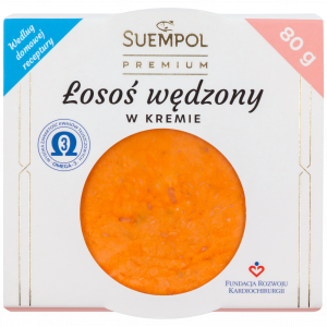 Smoked salmon in cream