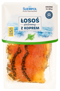 Smoked salmon with dill double pack