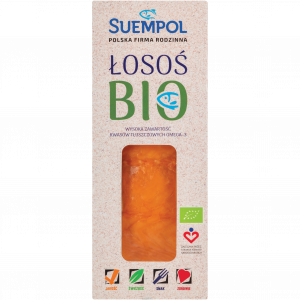 Hot smoked salmon BIO