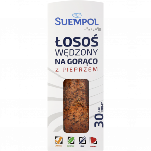 Hot smoked salmon Pepper