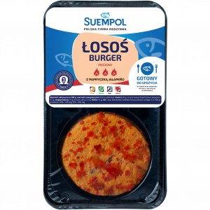 Salmon burger Jalapeno