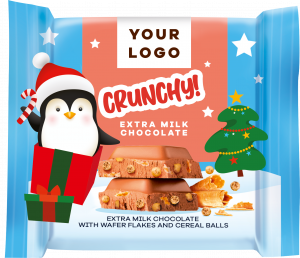 EXTRA CRUNCHY milk chocolate