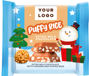 EXTRA MILK chocolate with caramelized rice