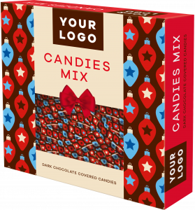 Christmas premium MIX of MILK CHOCOLATE CANDIES