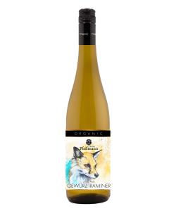 Organic Gewürztraminer, off-dry, 11.5 % alc/vol, white wine.