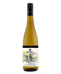 Organic Chardonnay, dry, 12.5 % alc/vol, white wine.