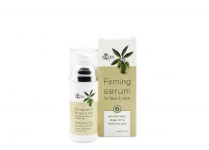 Firming Serum for face and neck with Aloe Vera, Argan Oil & Hyaluronic Acid