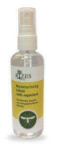 Moisturizing lotion with repellent