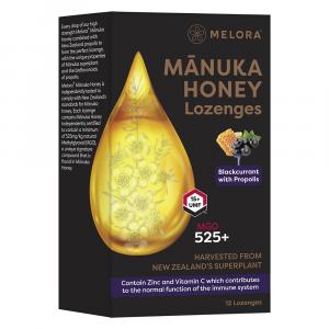 Melora Squeezy Manuka with Lozenges - Blackcurrant