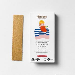 Crunchy Spinach Thins 100g
