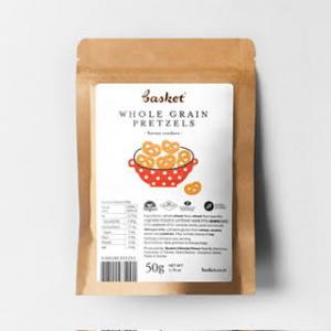 Whole grain pretzels 50g
