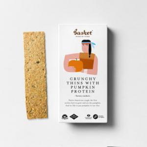 Crunchy Thins with Pumpkin Protein 100g