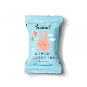 2 Sweet Creckers with Raisins