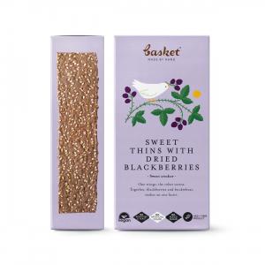 Sweet Thins with Dried Blackberries