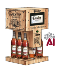 DEXTER 1862 BLENDING MACHINES that enable Custom Spirits by the Drink and/or Bottle.