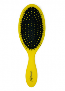 Canary Wharf Yellow Popbrush Ultimate Soft Bristle Hair Brush