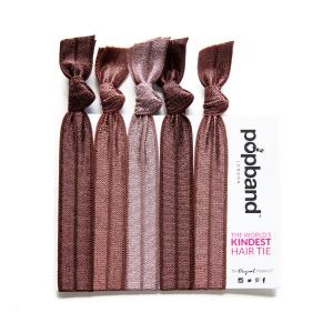 Cocoa Popband Anti-Snag Hair Ties (5pc)