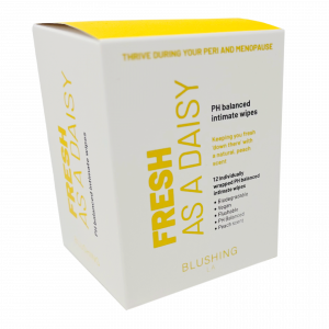 Blushing LA Menopause Fresh as a Daisy – 10 Individual PH Balanced Intimate Wipes
