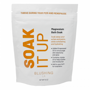 Blushing LA Menopause Soak It Up – Magnesium Bath Soak 200g