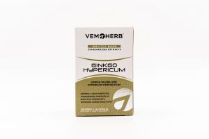 Ginkgo Hypericum (Ginkgo biloba and St. John’s Wort), 60 capsules I VemoHerb®