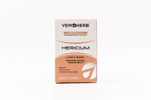 Hericium (Lion’s mane), 60 capsules I VemoHerb®