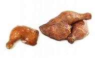 Smoked chicken quarters, vacuum pack